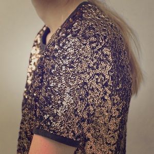 Mango Sequin top